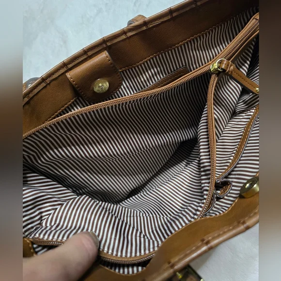 Nine West Purse Shoudler Bag Large Handbag Tote - Picture 15 of 15